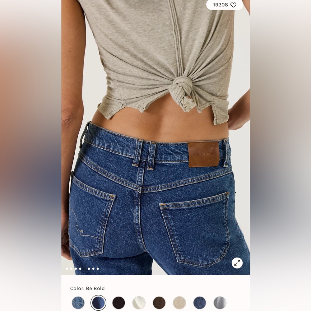 We The Free Risk Taker Mid-Rise Jeans - 31 LONG - Picture 4 of 8
